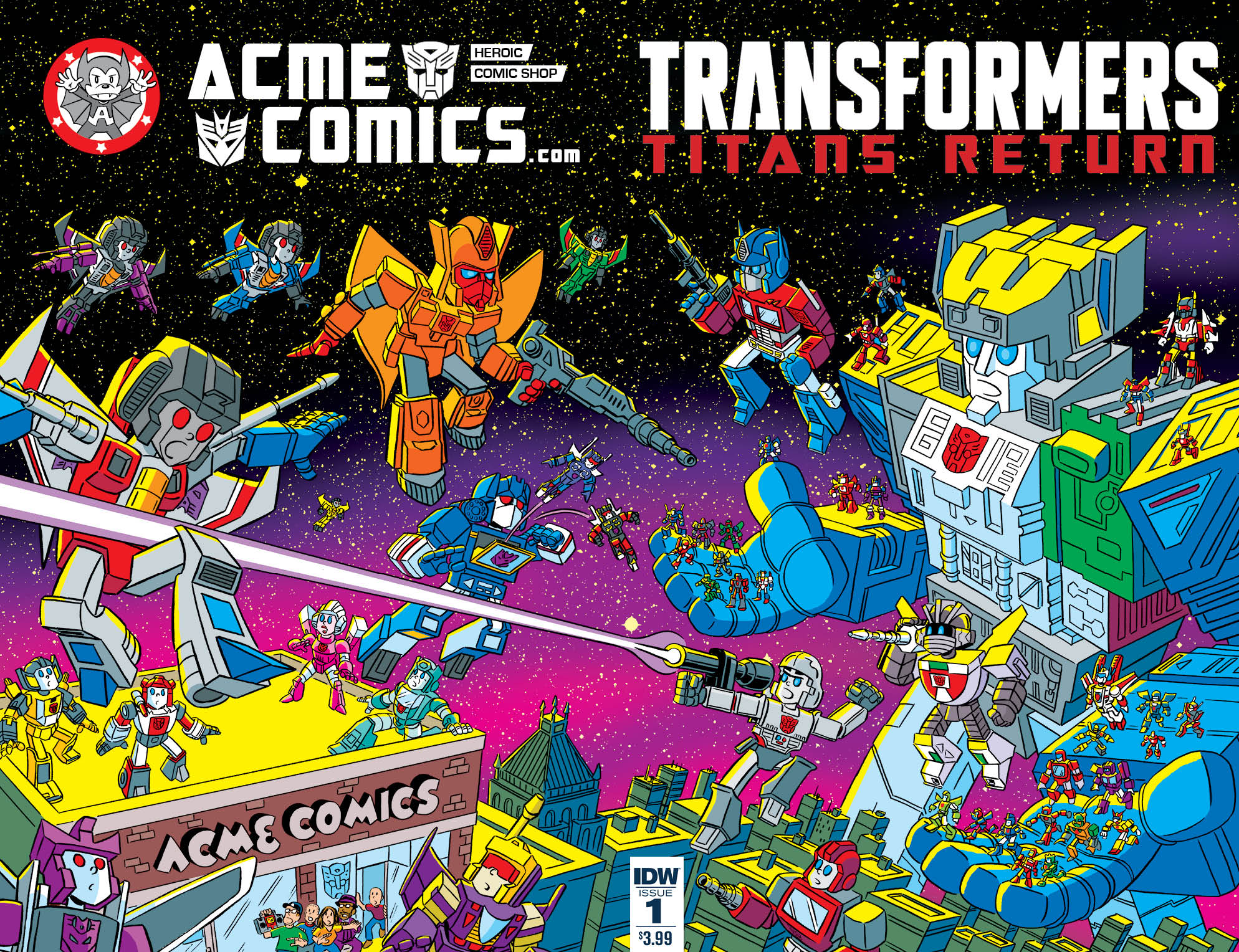 Transformers Titans Returns TFcon Chicago/Acme Comics Exclusive Cover Variant