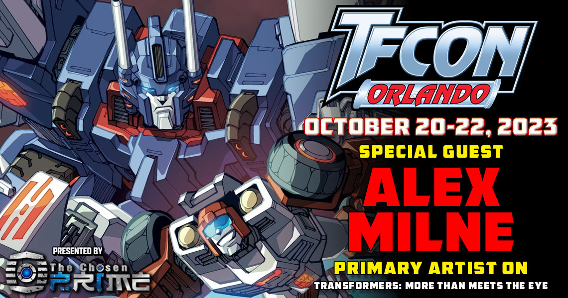 Transformers artist Alex Milne to attend TFcon Orlando 2023