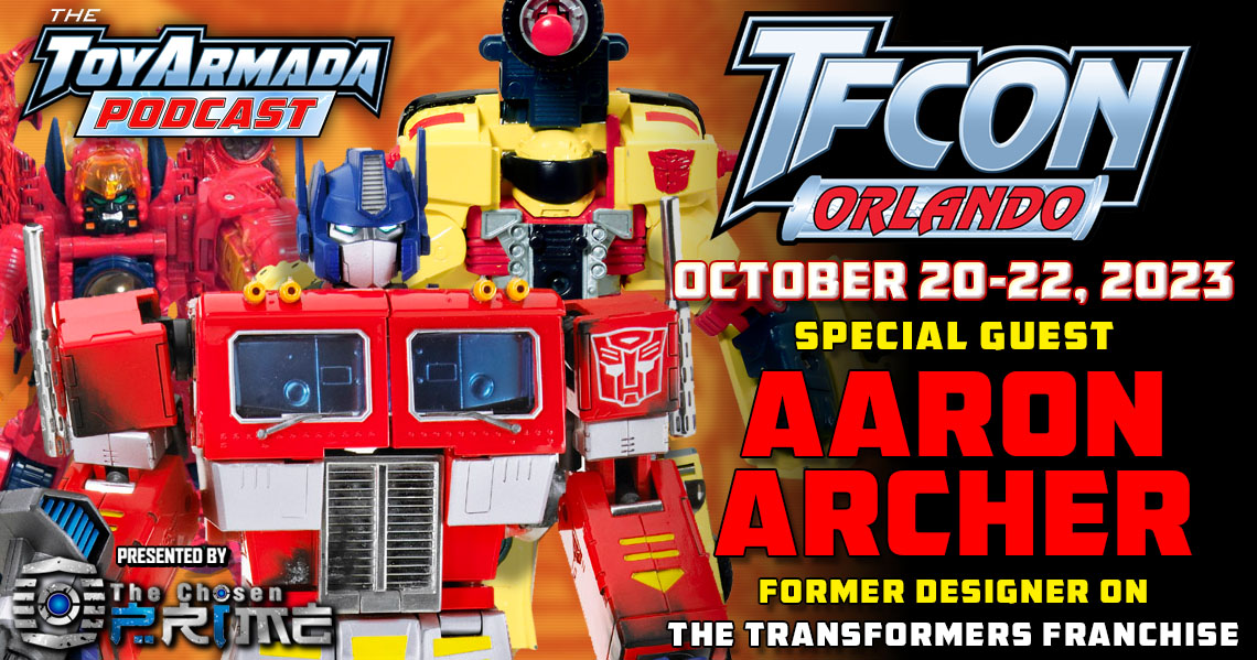 Transformers Designer Aaron Archer to attend TFcon Orlando 2023