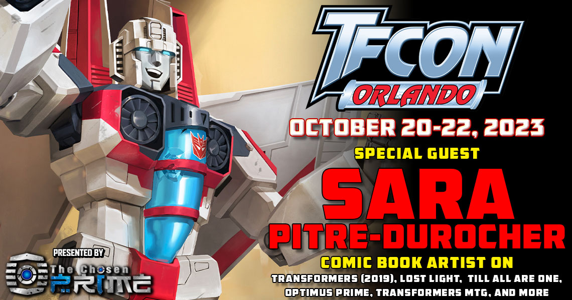 Transformers artist Sara Pitre-Durocher to attend TFcon Orlando 2023