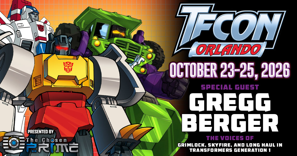 Transformers voice actor Gregg Berger to attend TFcon Orlando 2026