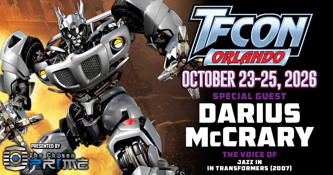 Transformers voice actor Darius McCrary to attend TFcon Orlando 2026