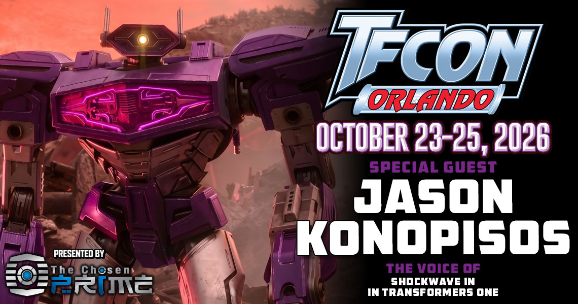 Transformers voice actor Jason Konopisos to attend TFcon Orlando 2026