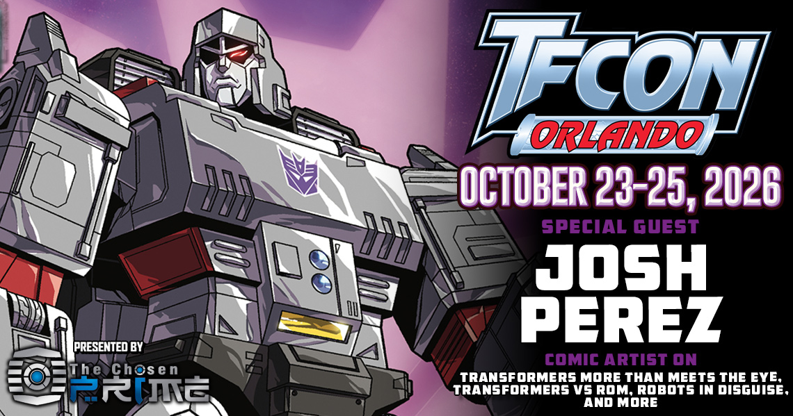 Transformers artist Josh Perez to attend TFcon Orlando 2026