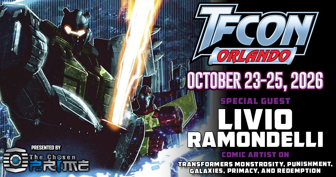 Transformers artist Livio Ramondelli to attend TFcon Orlando 2026